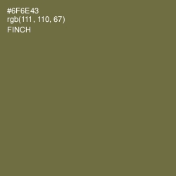 #6F6E43 - Finch Color Image