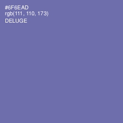 #6F6EAD - Deluge Color Image