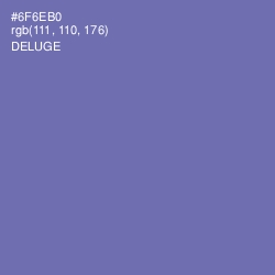 #6F6EB0 - Deluge Color Image
