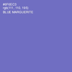 #6F6EC3 - Blue Marguerite Color Image