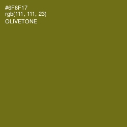 #6F6F17 - Olivetone Color Image