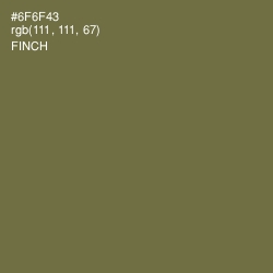 #6F6F43 - Finch Color Image