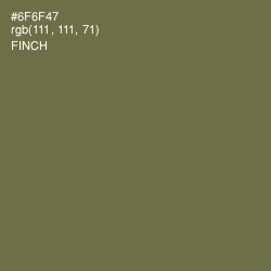 #6F6F47 - Finch Color Image