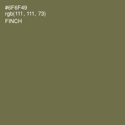 #6F6F49 - Finch Color Image