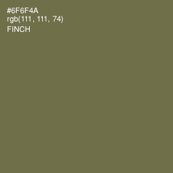 #6F6F4A - Finch Color Image