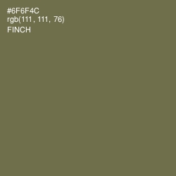 #6F6F4C - Finch Color Image