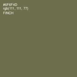 #6F6F4D - Finch Color Image