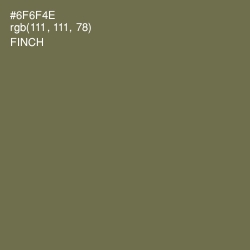#6F6F4E - Finch Color Image