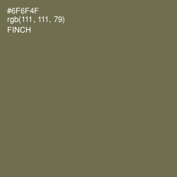 #6F6F4F - Finch Color Image