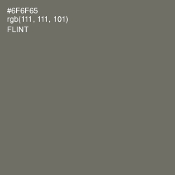 #6F6F65 - Flint Color Image