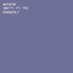 #6F6F98 - Kimberly Color Image