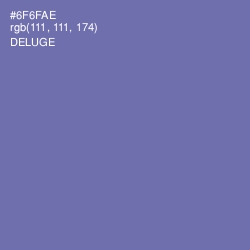 #6F6FAE - Deluge Color Image