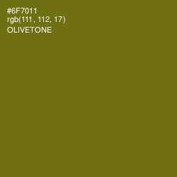 #6F7011 - Olivetone Color Image