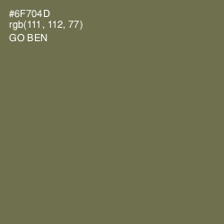 #6F704D - Go Ben Color Image