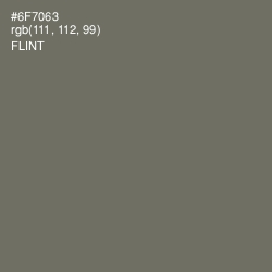 #6F7063 - Flint Color Image