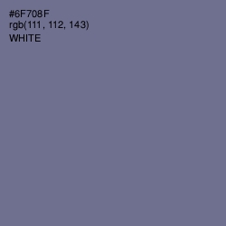 #6F708F - Pale Sky Color Image