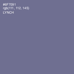 #6F7091 - Lynch Color Image