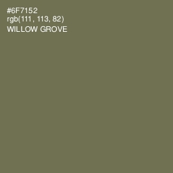 #6F7152 - Willow Grove Color Image