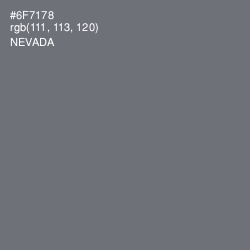 #6F7178 - Nevada Color Image