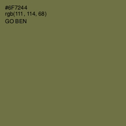 #6F7244 - Go Ben Color Image