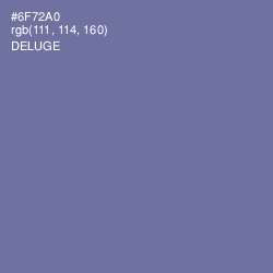 #6F72A0 - Deluge Color Image