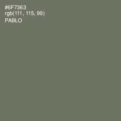 #6F7363 - Pablo Color Image