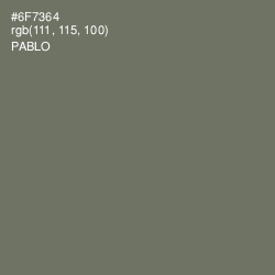 #6F7364 - Pablo Color Image