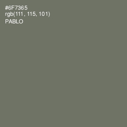 #6F7365 - Pablo Color Image