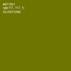 #6F7501 - Olivetone Color Image