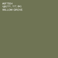 #6F7554 - Willow Grove Color Image