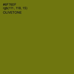 #6F760F - Olivetone Color Image