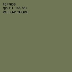 #6F7656 - Willow Grove Color Image