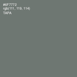 #6F7772 - Tapa Color Image