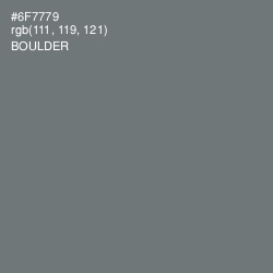 #6F7779 - Boulder Color Image