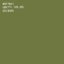 #6F7841 - Go Ben Color Image