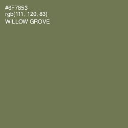 #6F7853 - Willow Grove Color Image