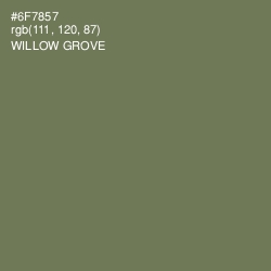 #6F7857 - Willow Grove Color Image