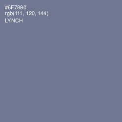 #6F7890 - Lynch Color Image