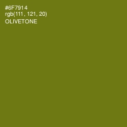 #6F7914 - Olivetone Color Image