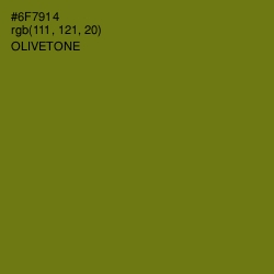 #6F7914 - Olivetone Color Image