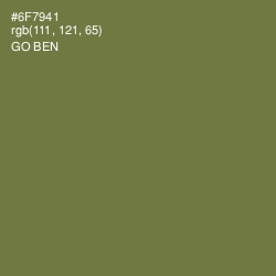 #6F7941 - Go Ben Color Image