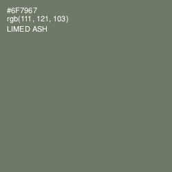 #6F7967 - Limed Ash Color Image