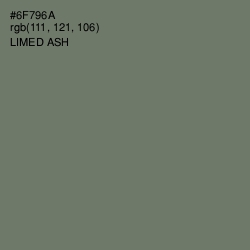 #6F796A - Limed Ash Color Image