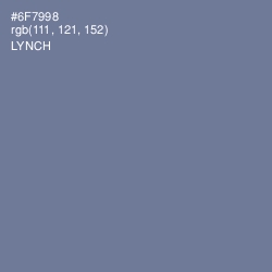 #6F7998 - Lynch Color Image