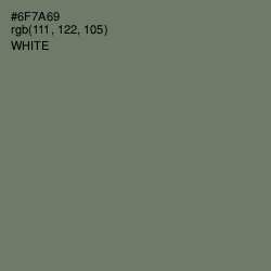 #6F7A69 - Limed Ash Color Image