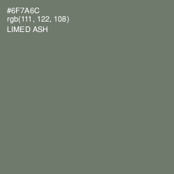 #6F7A6C - Limed Ash Color Image