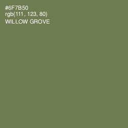 #6F7B50 - Willow Grove Color Image