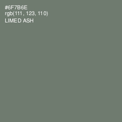 #6F7B6E - Limed Ash Color Image