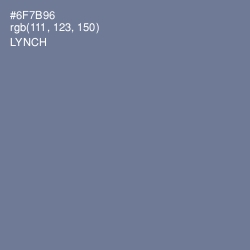 #6F7B96 - Lynch Color Image