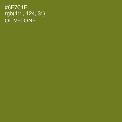 #6F7C1F - Olivetone Color Image